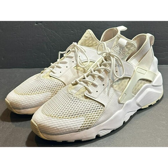 Nike Air Huarache Run Ultra BR 'White' Men's Size 14 - 833147-100 - Picture 1 of 8